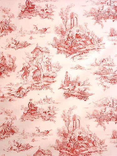 Ткань Titley and Marr Toile Collection pastoral-04-Cinnamon-1 