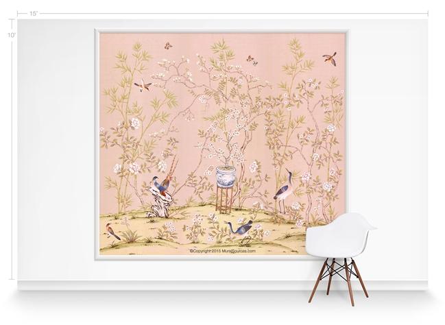 Обои для стен  MuralSources Chinoiserie murals CH-142-CM1-00-2T 