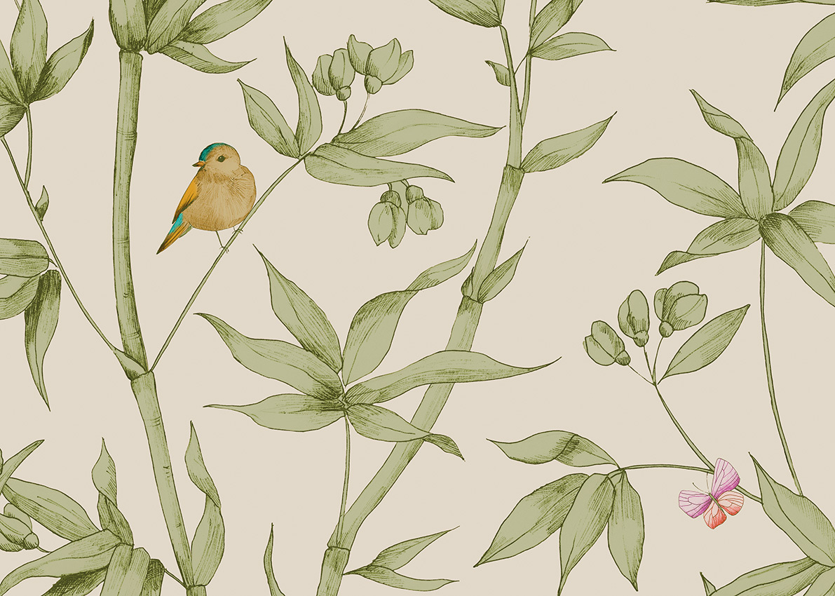 Метражные обои для стен  Jannelli & Volpi JV505 Grande Corniche 7252 