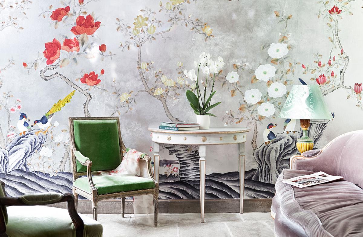 Обои для стен De Gournay Japanese & Korean 0513_03 