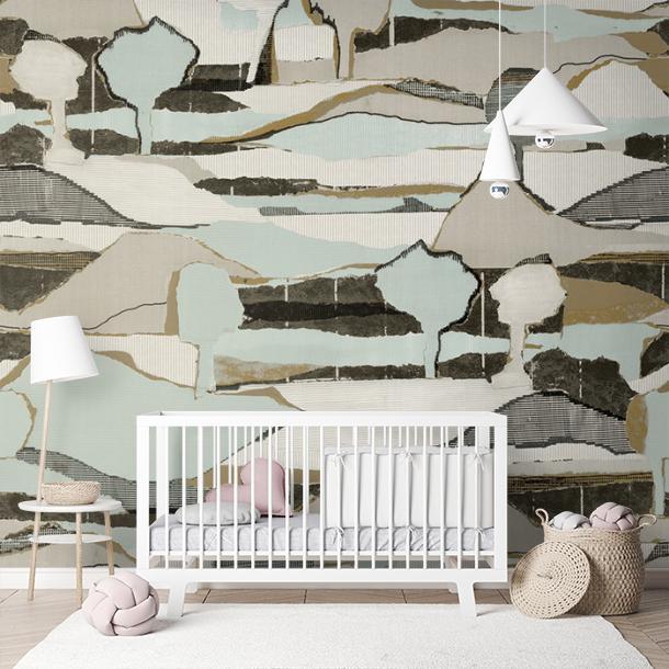 Обои для стен  Faboie Silk Painting I F-SN5003  8