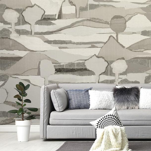 Обои для стен  Faboie Silk Painting I F-SN5001  3