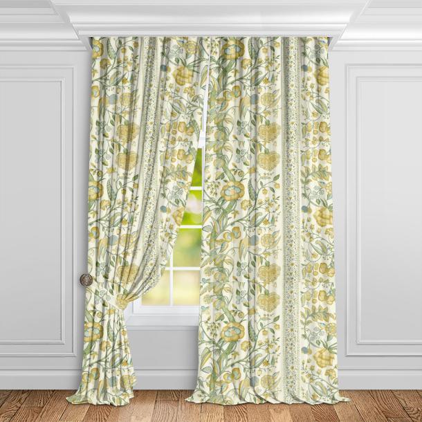 Ткань Zoffany Indienne Fabrics 322786  купить в Москве по выгодной цене|Интернет-магазин дизайнерских решений Decorwall 2