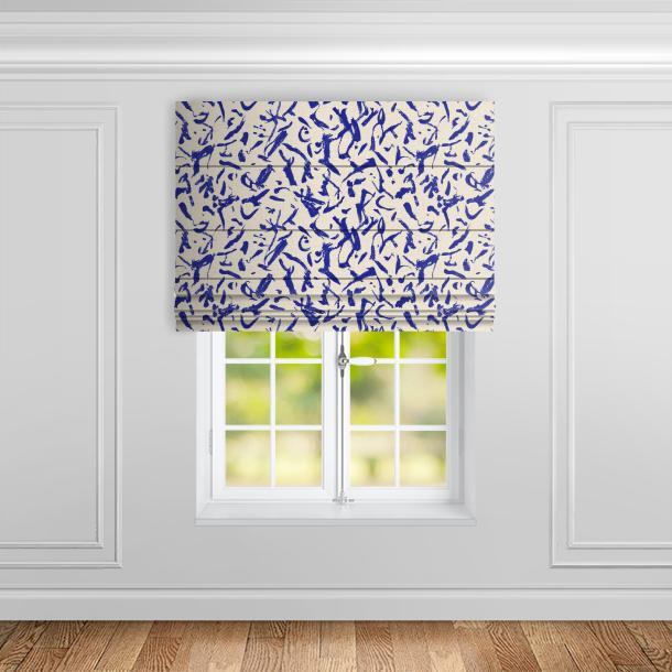 Ткань Dedar Ichi-go Ichi-e T25027_001 - cobalto  купить в Москве по выгодной цене|Интернет-магазин дизайнерских решений Decorwall 1