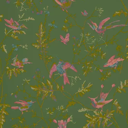 Обои для стен  Cole & Son Selection of Hummingbirds 124-1005 