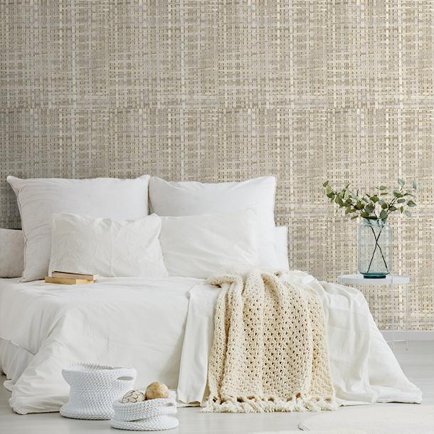 Метражные обои для стен  Metallic Paper Weaves PJ8987  7