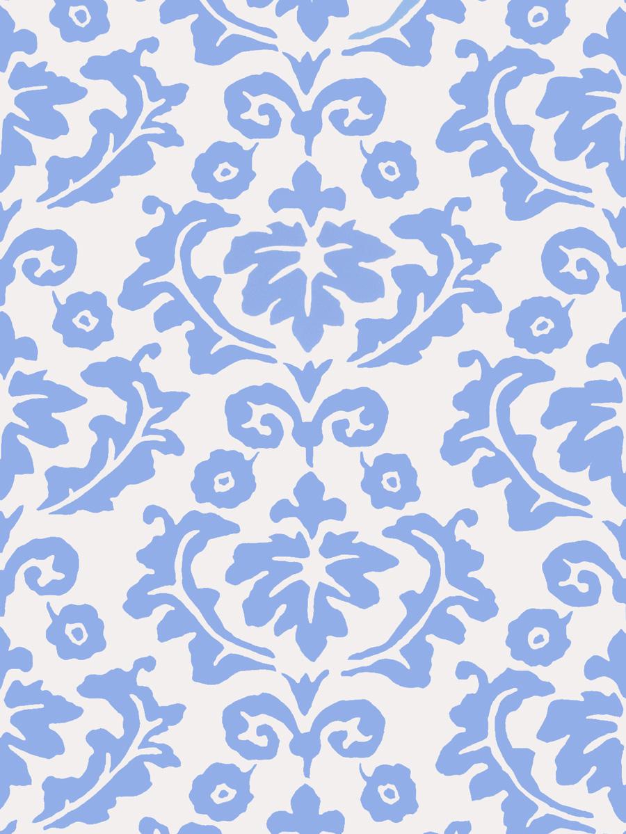 Обои для стен Stroheim Dana Gibson Wallcovering Nouveau Palazzo - Blue 
