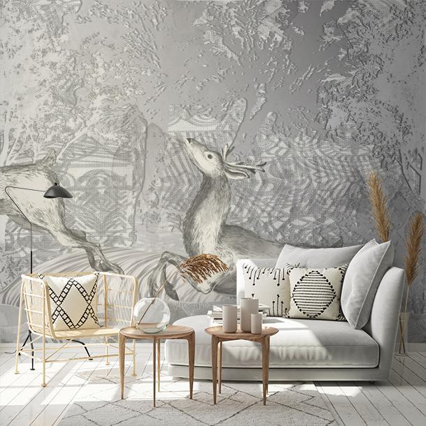 Обои для стен  Faboie Silk Painting I F-SN2002  1