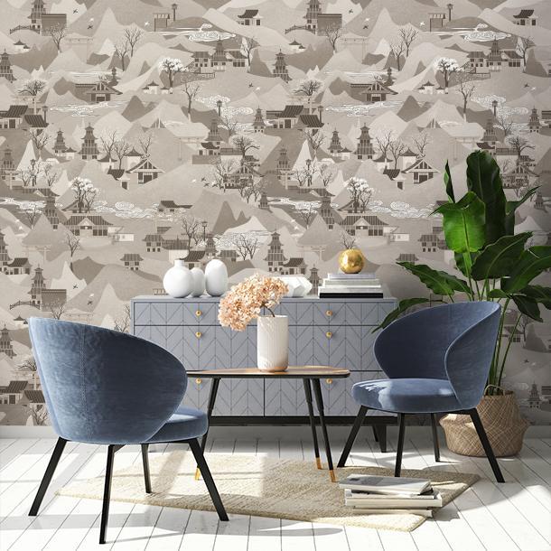 Обои для стен  Faboie Chinoiserie F-CN1802  2