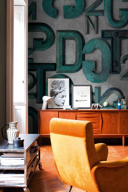 Обои для стен Wall&Deco 2015 Contemporary Wallpaper Bronzo 