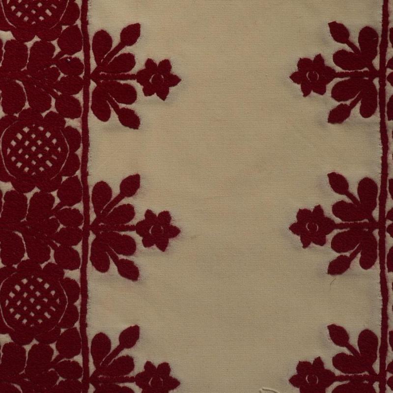 Ткань Antoine d'Albiousse Frida frida-ecru-rouge 