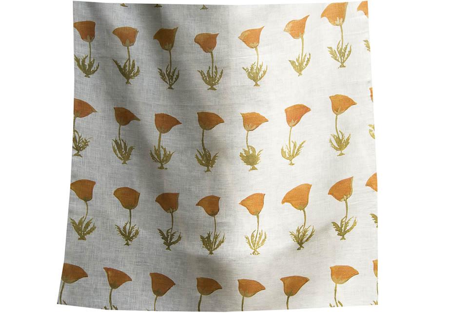 Ткань Arjumand The Imperial POPPY DANCE WARM LINEN VOILE  купить в Москве по выгодной цене|Интернет-магазин дизайнерских решений Decorwall