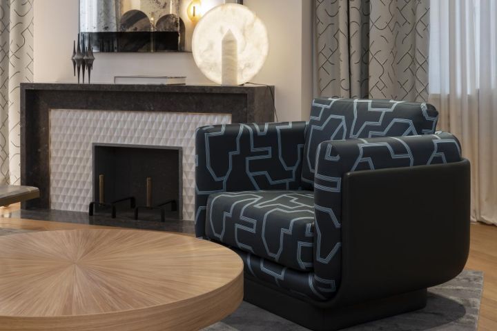 Ткань Dedar Andirivieni T22029_006  купить в Москве по выгодной цене|Интернет-магазин дизайнерских решений Decorwall 3