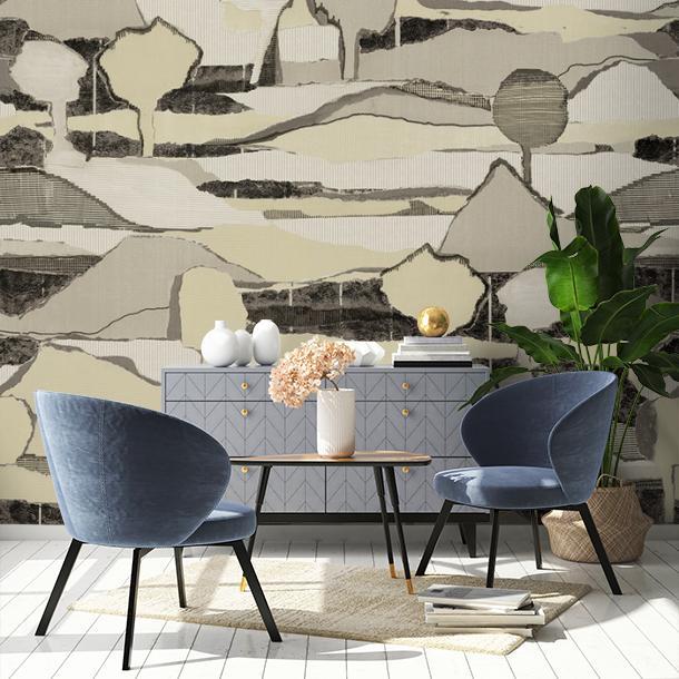 Обои для стен  Faboie Silk Painting I F-SN5002  2