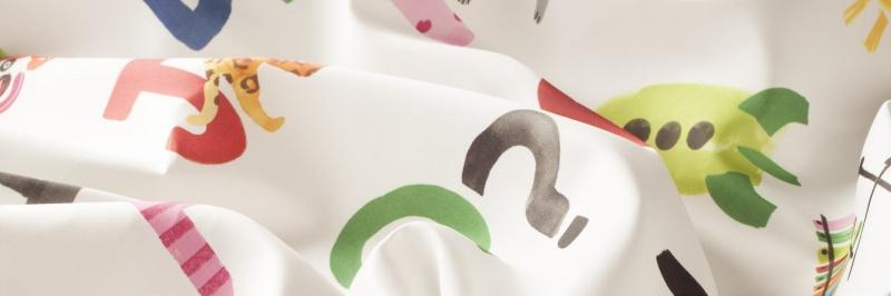 Ткань Gardisette ABC FRESH & CHEERFUL 8-1824-080-bg  купить в Москве по выгодной цене|Интернет-магазин дизайнерских решений Decorwall