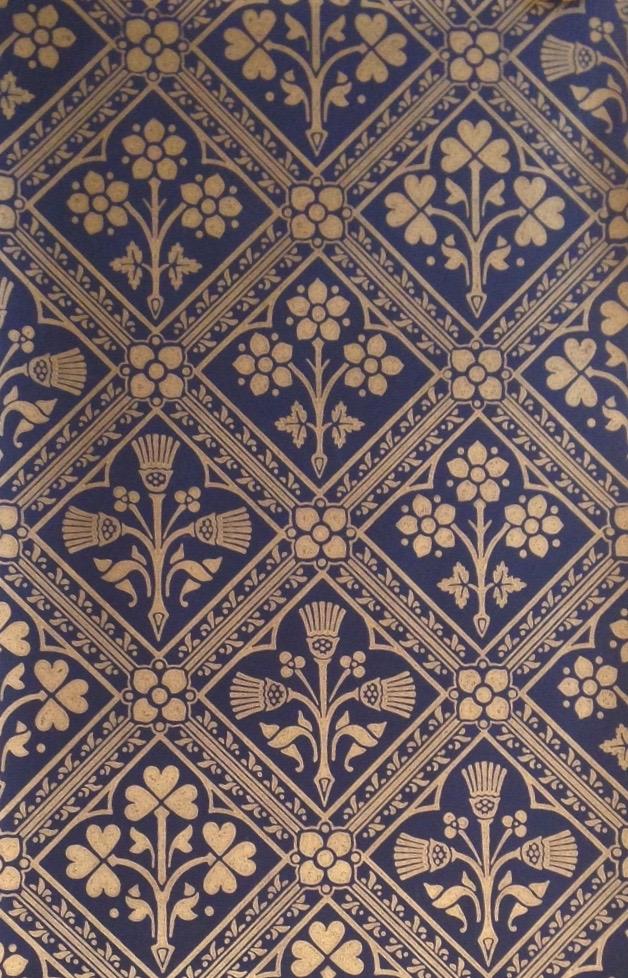 Обои для стен  Watts Camberwell Triad-Midnight-Blue 