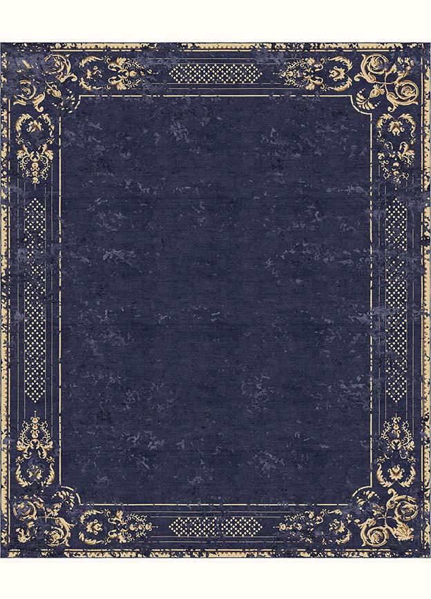 Ковер Tapis Rouge  ornate-stucco-deep-blue 