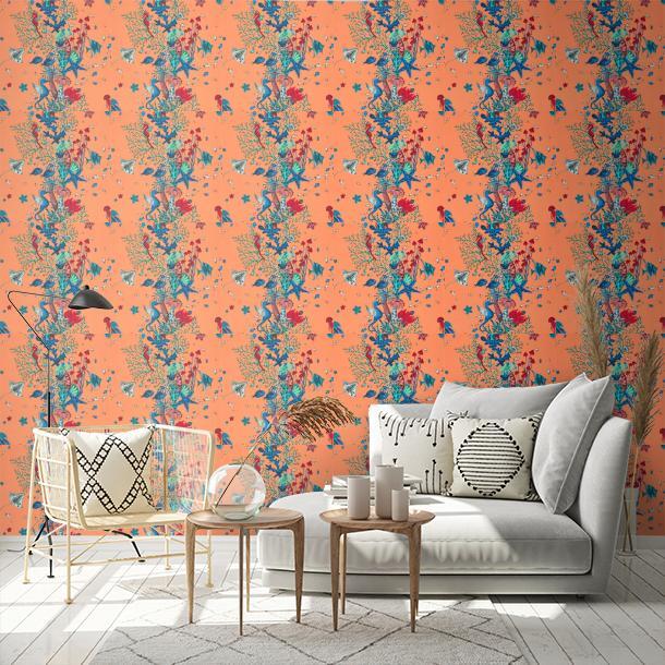 Обои для стен  Clarke&Clarke Mythica Wallcoverings W0218-05  1
