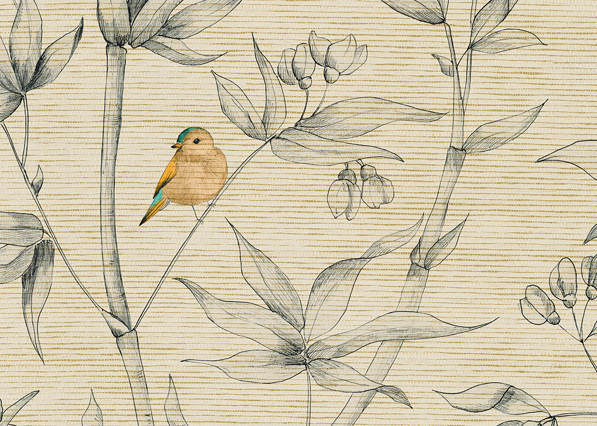 Метражные обои для стен  Jannelli & Volpi JV505 Grande Corniche 7250 