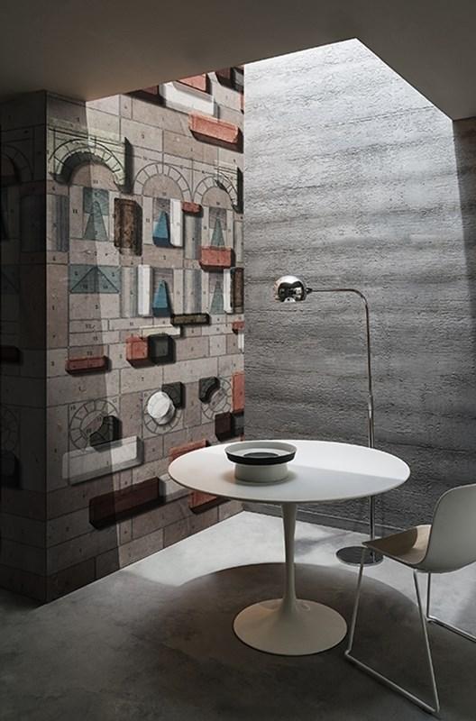 Обои для стен Wall&Deco 2019 Contemporary Wallpaper JEUX-DE-CONSTRUCTION 2019 