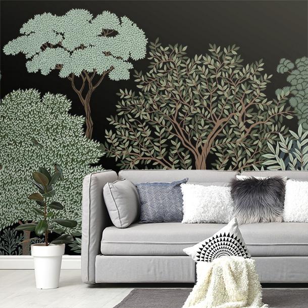 Обои для стен  Faboie Silk Painting I F-SN4005  3