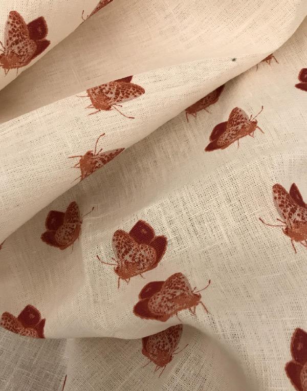 Ткань Justin Van Breda The Royal Berkshire Fabric Collection bolelyn-butterflies 