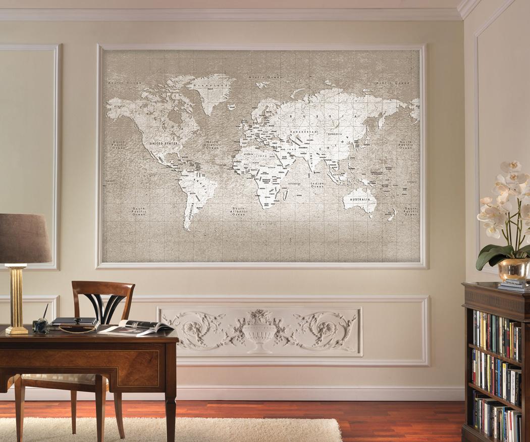 Обои для стен Sangiorgio Acqueforti Antique Map of the World 