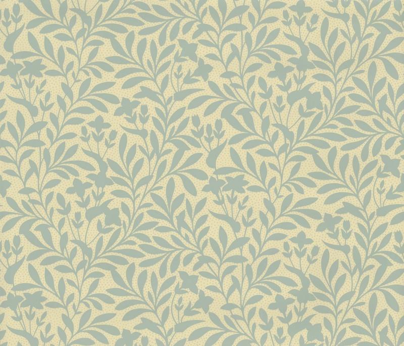 Обои для стен  Hamilton Weston Old Paradise Jasmine-Jack-Frost-Silver-Dots-on-Cre 