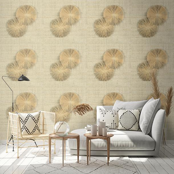 Метражные обои для стен   Raffia Wallcovering 3 WRA_08_88  1