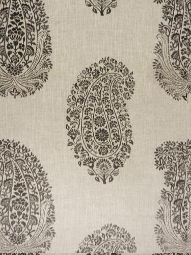 Ткань Titley and Marr Printed Patterns Collection Paisley-03-Charcoal 