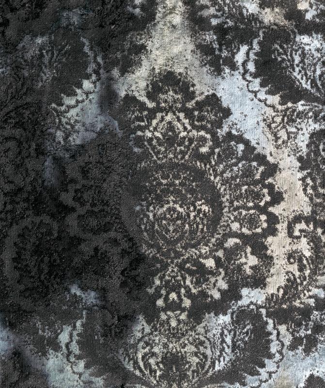 Ткань Coordonne Baroque EMBROIDERY-SILVER 