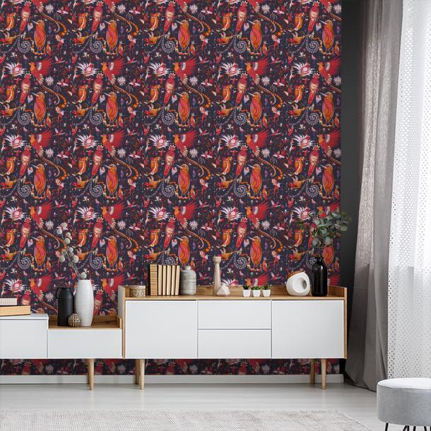 Обои для стен  Clarke&Clarke Mythica Wallcoverings W0217-04  5