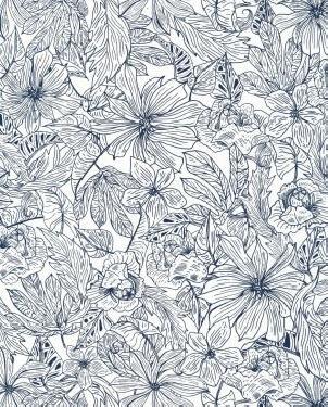 Обои для стен  Caselio Only Blue 102686205 