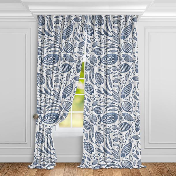 Ткань Studio G Land and Sea F1194-03  купить в Караганде по выгодной цене|Интернет-магазин дизайнерских решений Decorwall 2