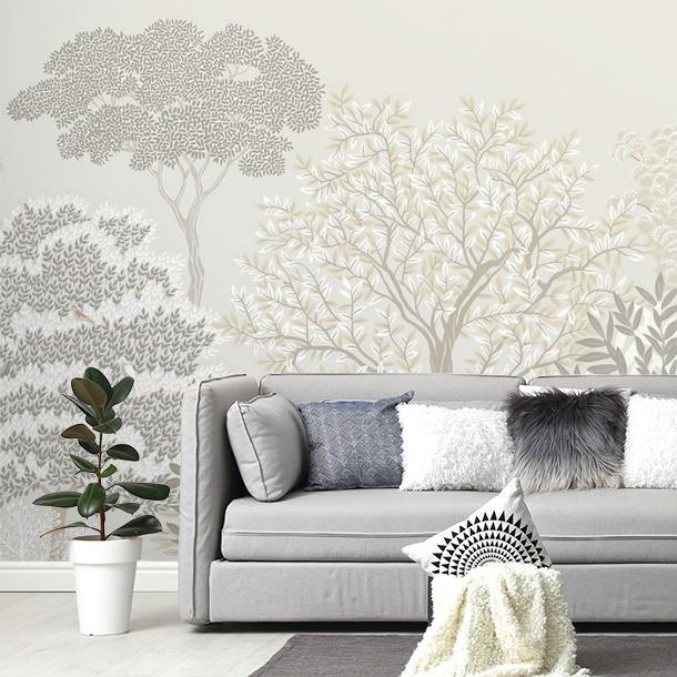 Обои для стен  Faboie Silk Painting I F-SN4003  3