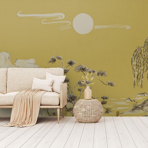 Обои для стен  Faboie Silk Painting I F-SN3004  4