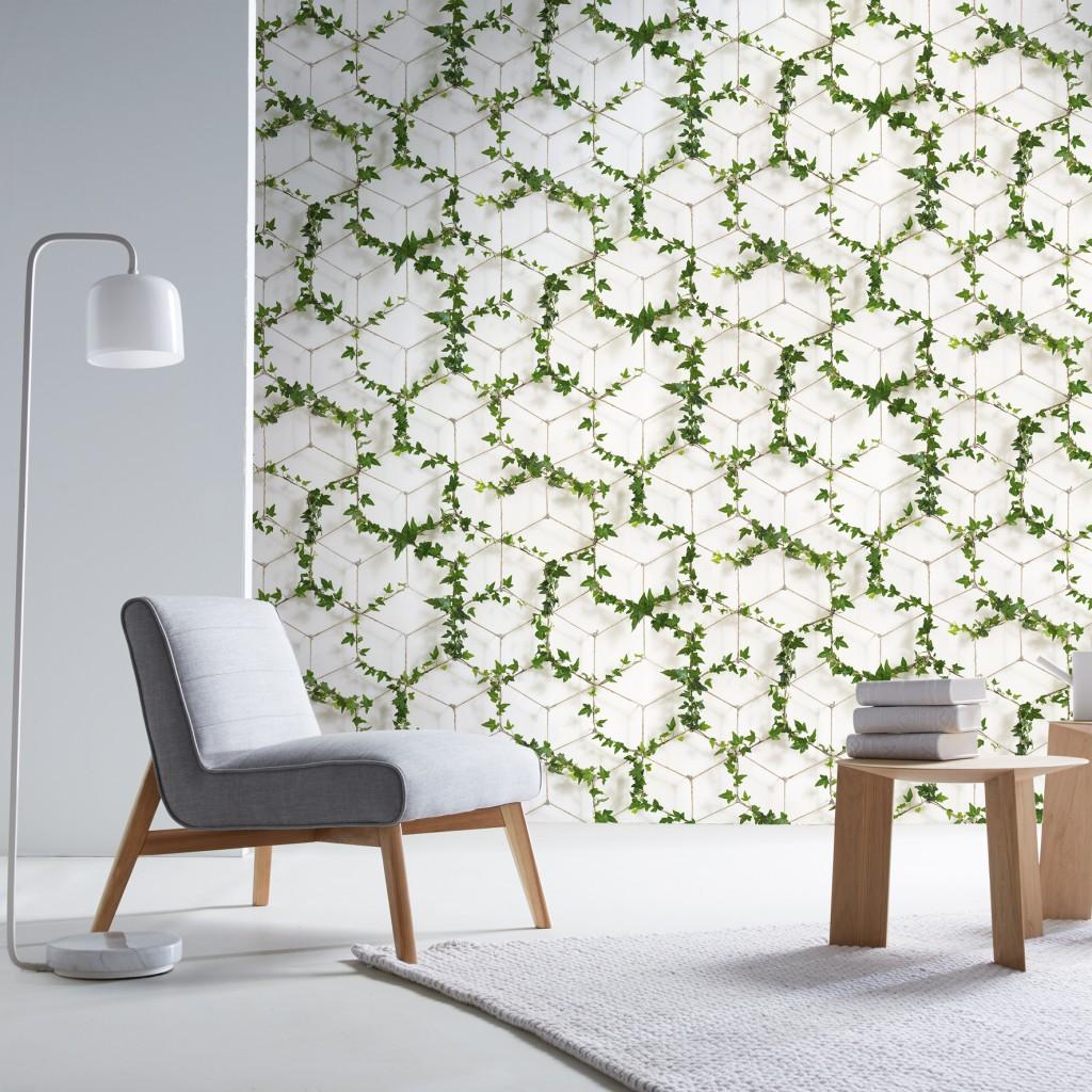 Обои для стен Koziel Nature wallpapers ivy-on-ropes-wallpaper 
