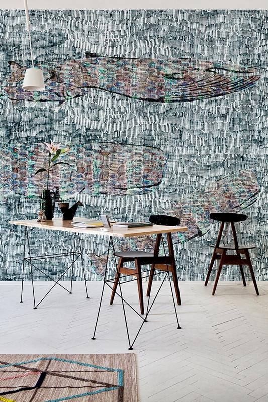 Обои для стен Wall&Deco 2016 Contemporary Wallpaper La-vie-mrine 