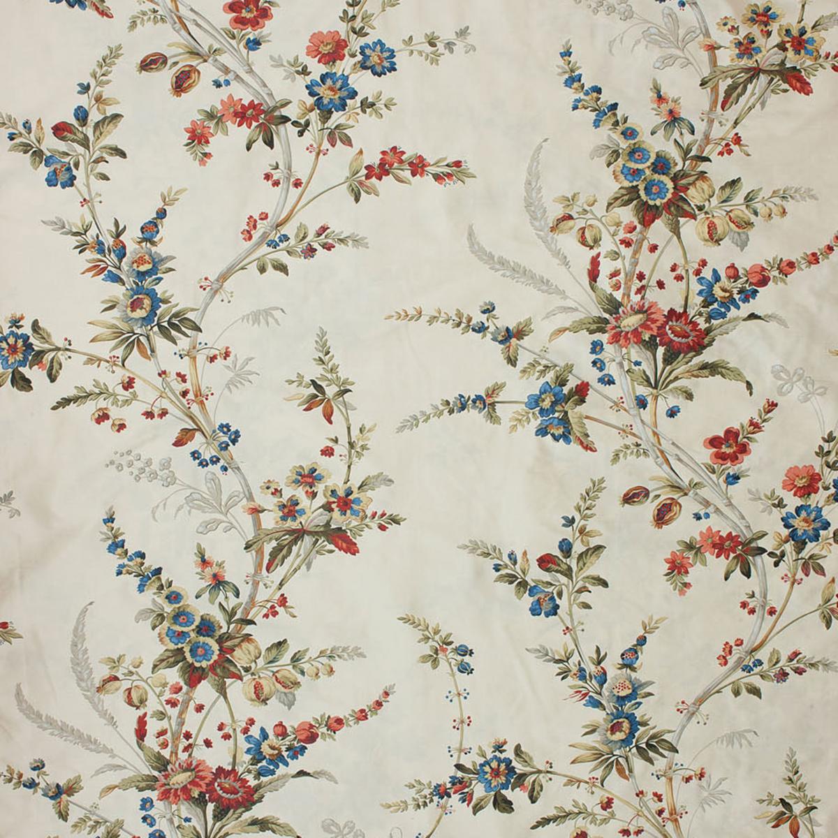 Ткань Beaumont & Fletcher Amelia Printed Silk Amelia-Ivory-meadow 