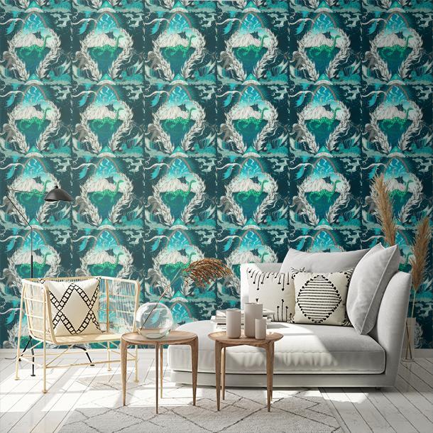 Обои для стен  Clarke&Clarke Mythica Wallcoverings W0214-01  1