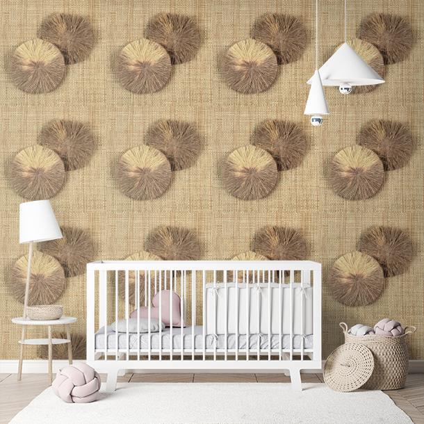 Метражные обои для стен  Raffia Wallcovering 3 WRA_08_21  8