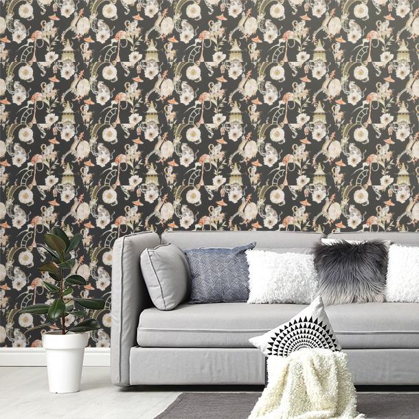 Обои для стен   Temperley Wallcoverings W448-07  3