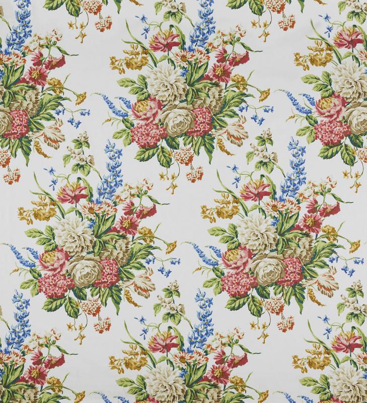 Ткань  The Design Archives Archive 1 Cotton & Linen Celeste-1000-Chintz-1 