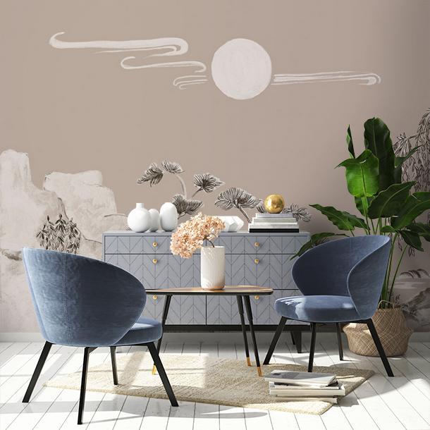 Обои для стен  Faboie Silk Painting I F-SN3002  2