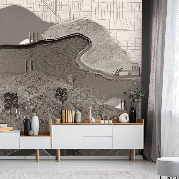 Обои для стен  Faboie Silk Painting II F-SN22001  5