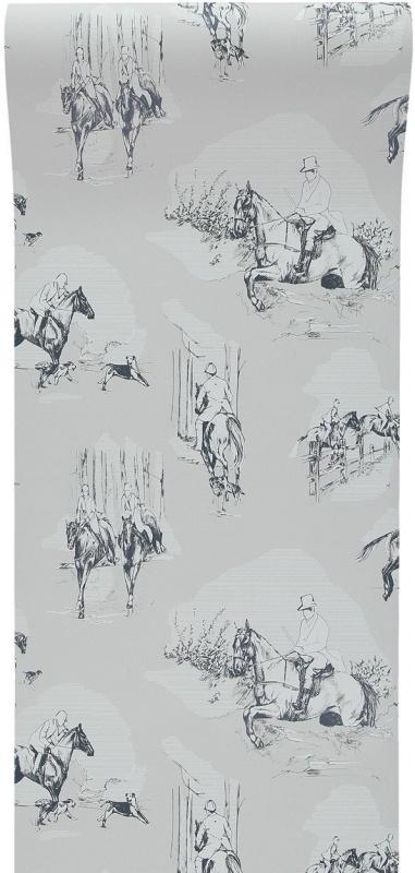 Обои для стен Graduate Collection Graduate Wallpapers saddle_up_wallpaper_taupe 