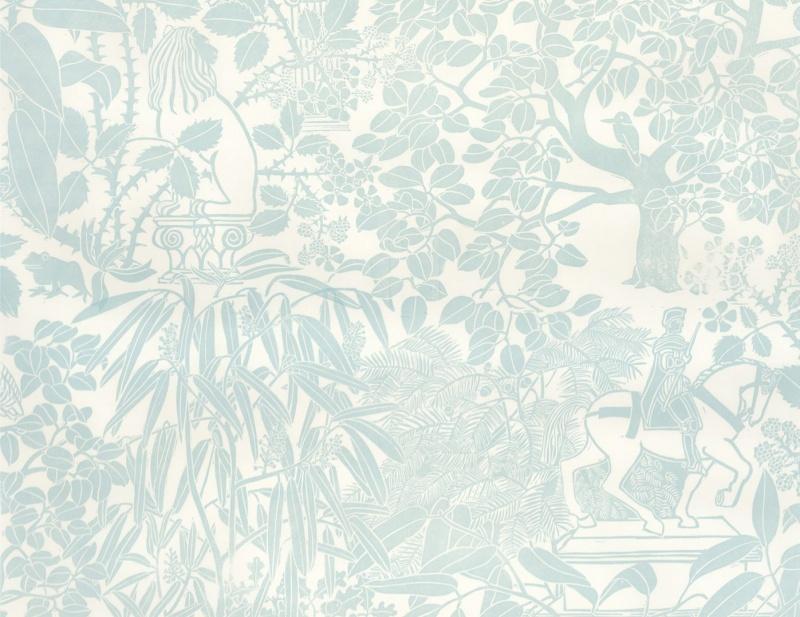 Обои для стен Hamilton Weston The Marthe Armitage wallpapers Tree-Garden-Mystical-Blue-full- 
