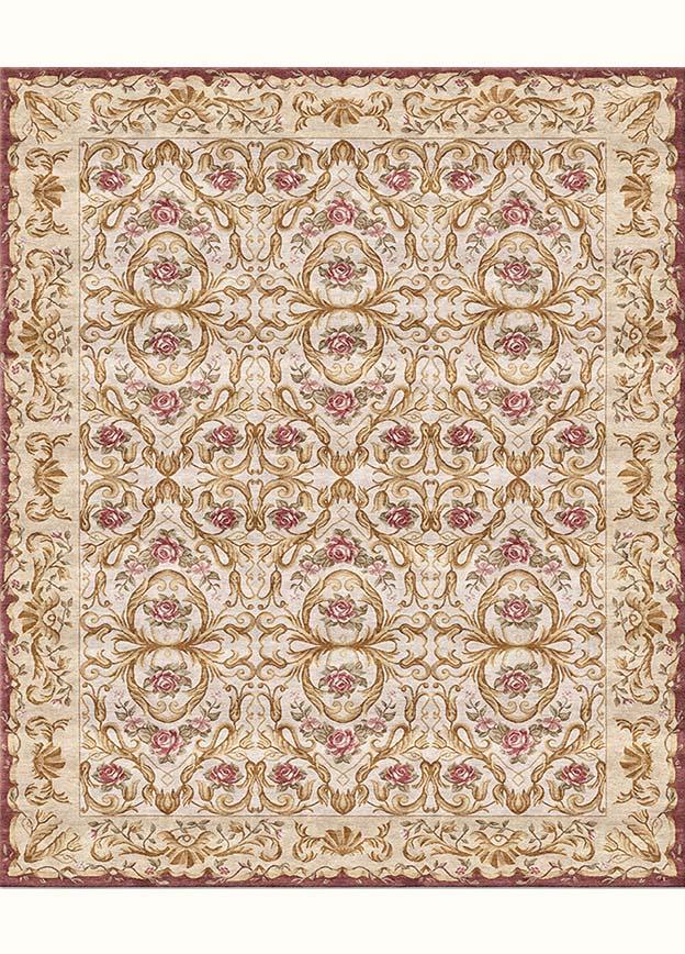 Ковер  Tapis Rouge  ornamental-nude-velvet 