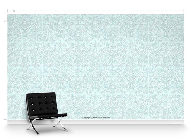 Обои для стен MuralSources Natura Textured Wallcoverings GD-AQUABABY-110-2T 