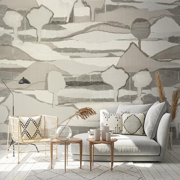 Обои для стен  Faboie Silk Painting I F-SN5001  1